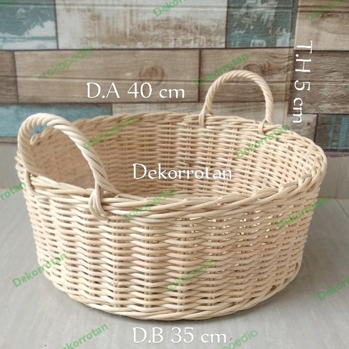 Pilihan- Keranjang Rotan Bulat Besar Wedding