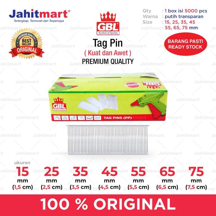 

jjm - TAG PIN / TAGPIN / TAG PINS / TAGPINS / LABEL MERK "GBL