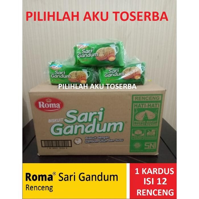 

Biskuit Roma Sari Gandum Renceng 39 Gram - 1 KARDUS ISI 12 RENCENG