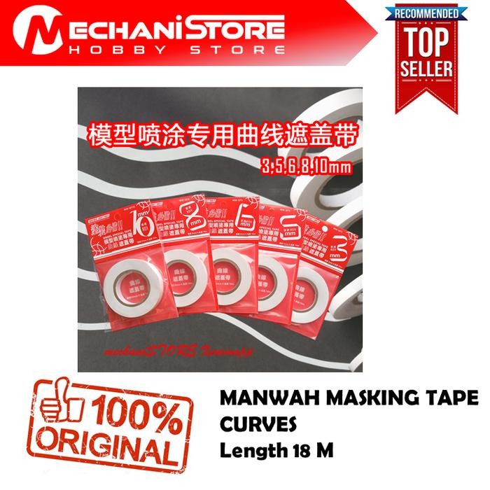 

Pilihan- Manwah Masking Tape Curves - Alternatif Tamiya Masking Tape