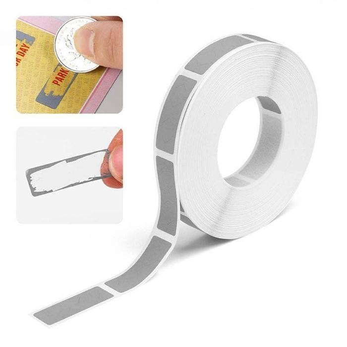 

Pilihan- 1000Pcs Sticker Gosok Voucher Label Gosok Voucher Universal Sticker Gosok 6X22Mm