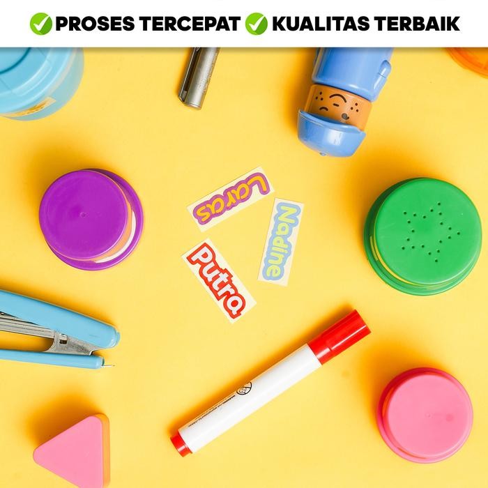 

Pilihan- Stiker Nama Waterproof, Sticker Nama Cutting Kombinasi 2 Warna