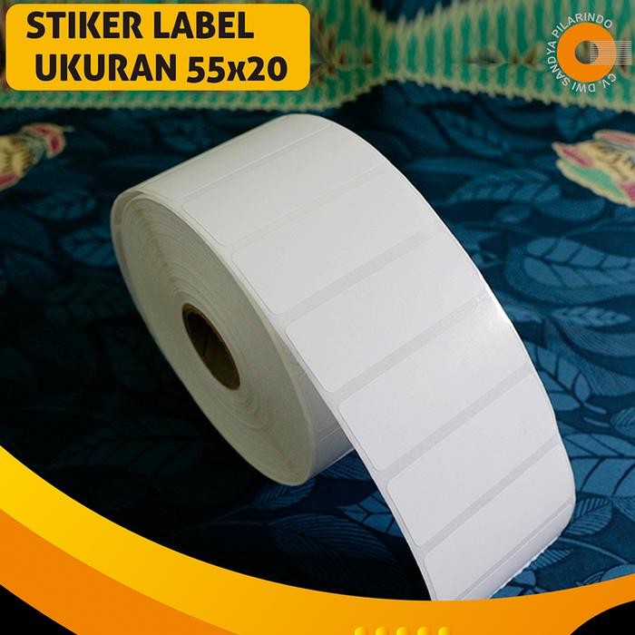

Pilihan- Stiker Label Semicoated Ukuran 55X20 Mm