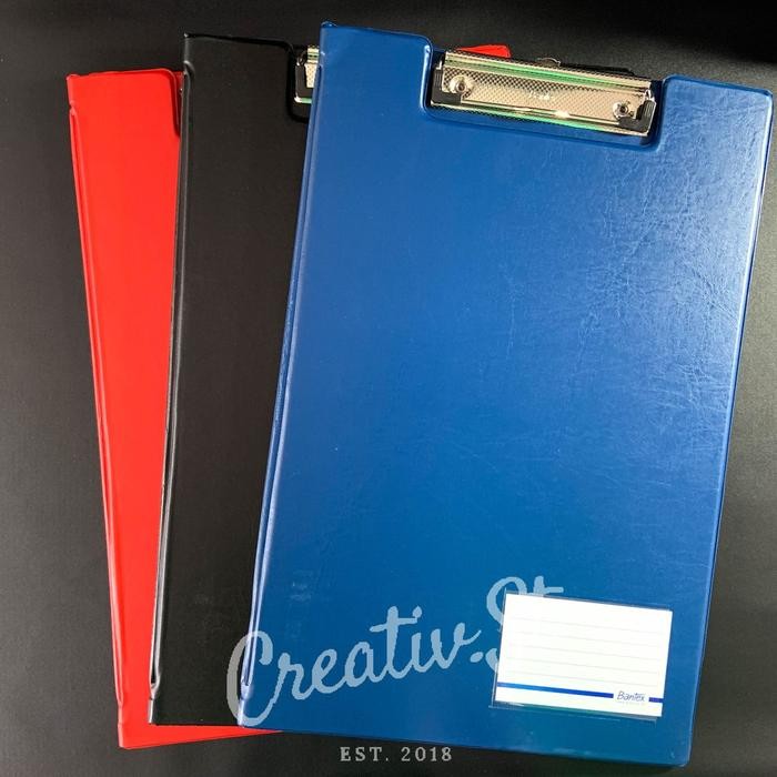 

Pilihan- Bantex Clipboard With Cover F4 Folio 4211 Papan Jalan Papan Dada