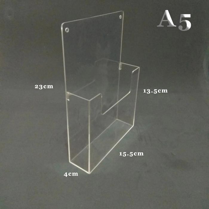

Pilihan- Tempat Brosur Akrilik A5 - Rak Display Bruchure Gantung Acrylic Ac19