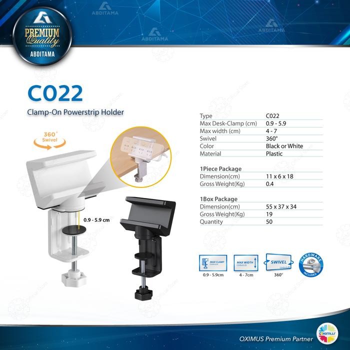 

Pilihan- Stop Kontak Jepit Putar Power Strip Clamp Holder Rotate Oximus C022