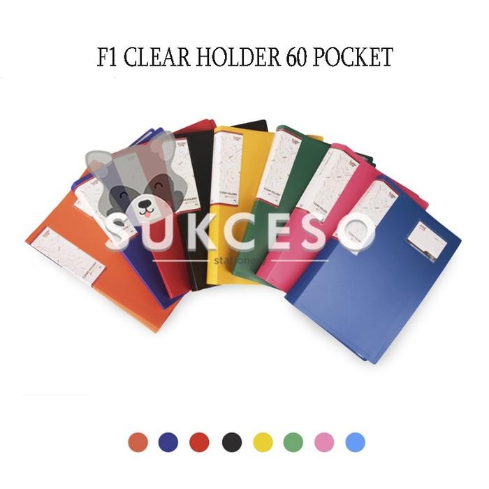 

Pilihan- F1 Folder One Clear Holder Folio Isi 60 Pocket Warna Warni