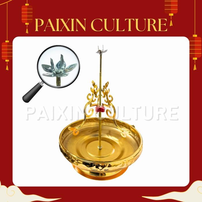 Tempat Bakar Tahio/ Dupa Lingkar / Hio Lingkar Sembahyang Gambar Naga