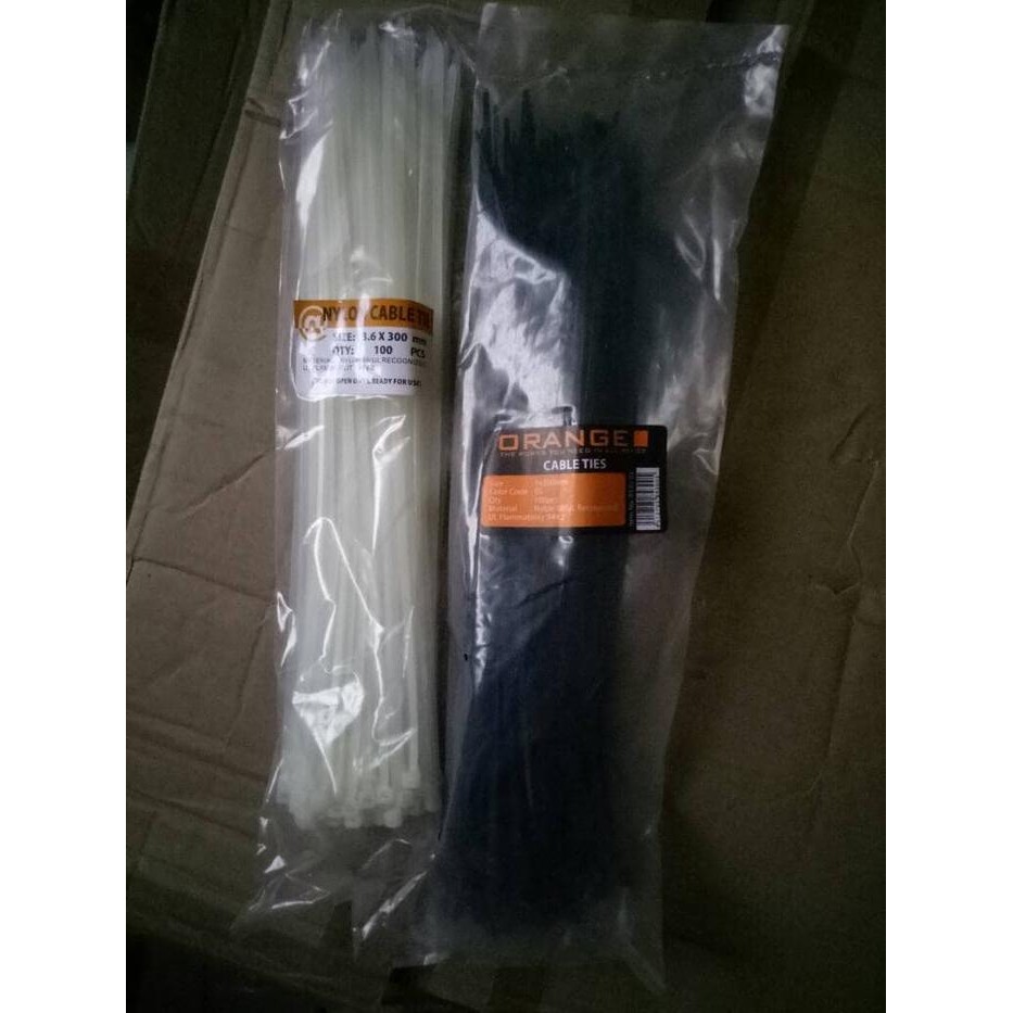 Pilihan- Kabel Ties 30Cm Hitam / Putih