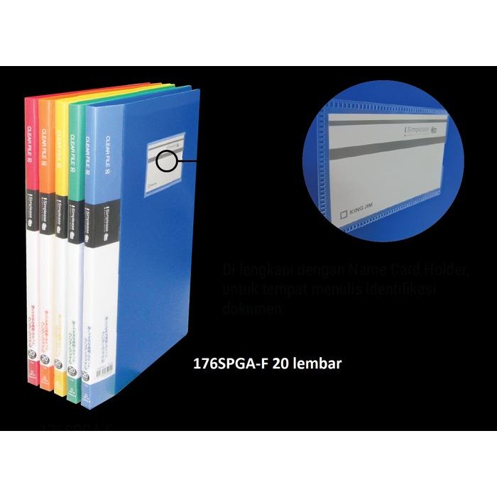 

Pilihan- Map Clear Holder Simplease F4 20Lbr 176Spga-F King Jim
