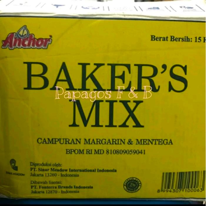 

Pilihan- Anchor Bakers Mix Baker / Mix Butter Blend Import Repck 250 Gr / Gram