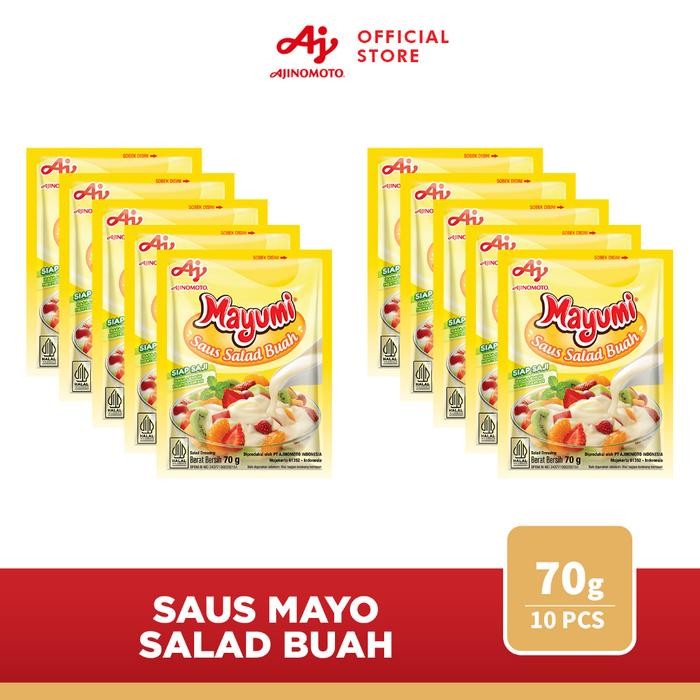

Pilihan- Mayumi Mayonaise Saus Salad Buah 70G (10 Pcs)