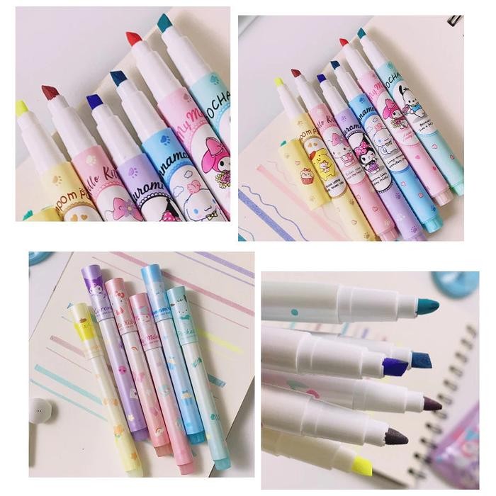 

Stabilo Karakter Sanrio Isi 6 Pcs Souvenir Stationary Alat Tulis Perlengkapan Sekolah
