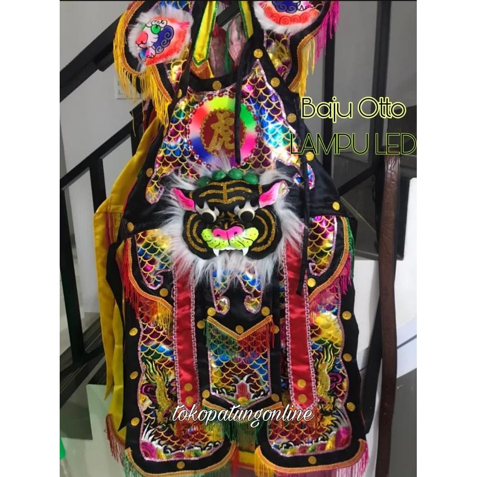 Baju Tatung Otto Lampu Led Set Hitam