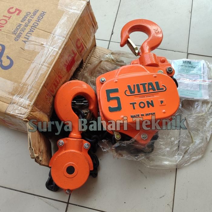 Vital Chain Block Takel 5 ton x 3 meter made in japan