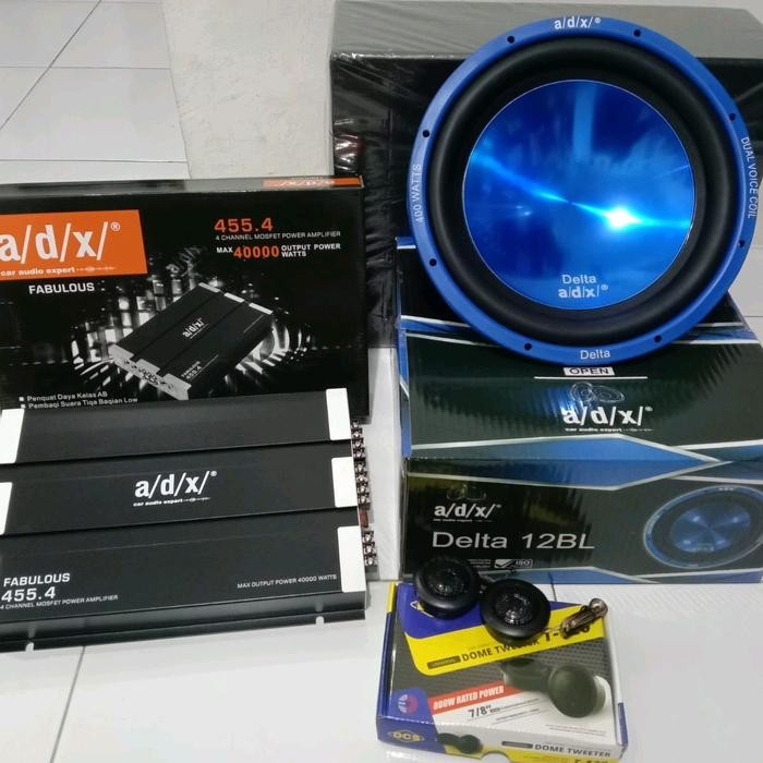 Paket Audio Mobil Adx Delta