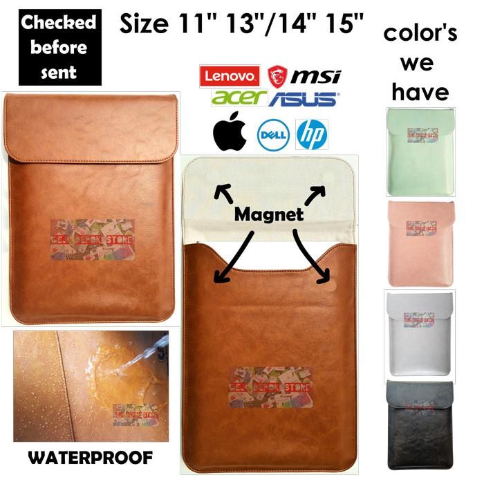 Laptop Sleeve Lenovo, Asus, HP, Dell, Acer PU Leather 11 13.3 14 15