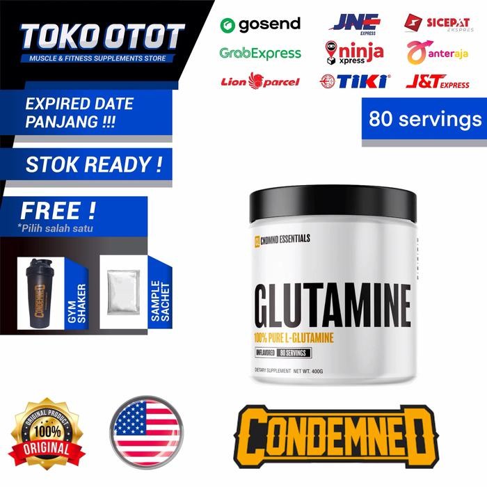 Condemned Glutamine 100% Pure L-Glutamine 80 servings CNDMND