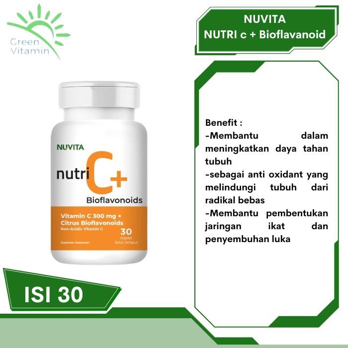 NUVITA NUTRI VITAMIN C 300MG + BIOFLAVONOID 30 KAPLET