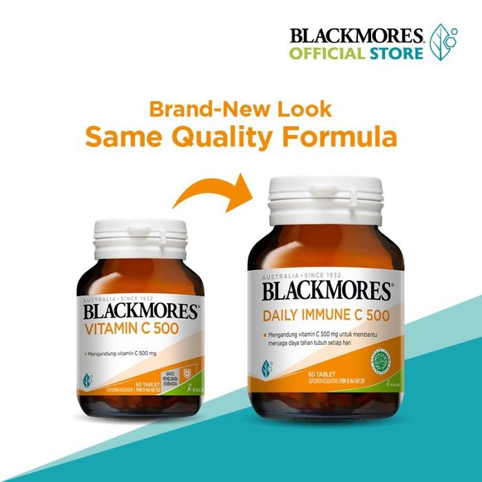 Tablet BLACKMORES Vitamin C 500mg 60 & Bio C 1000mg 30 Asli Surabaya