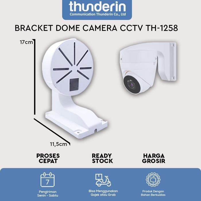 Dahua - Bracket Cctv Indoor Plastik , Bracket Dome Indoor