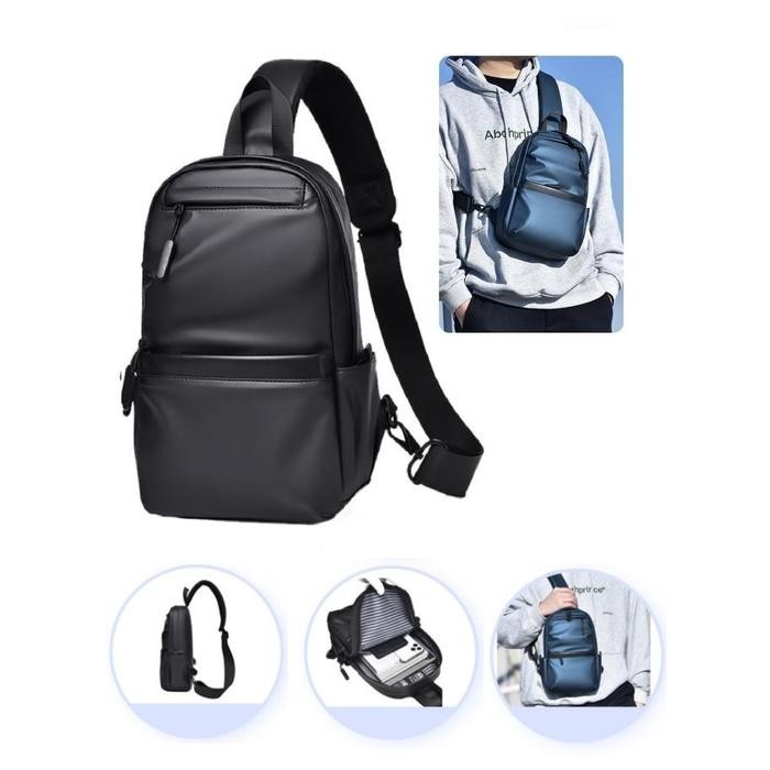 Eiger Wallets - Ts221 Tas Selempang Pria Casual Crossbody Men Chest Waterproof Bag