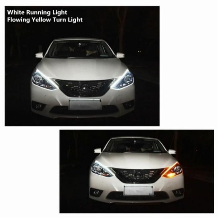 Unik Lampu Alis Headlamp Mitsubishi Triton Led Drl Sen Running 2Pc Keren Terlariss 