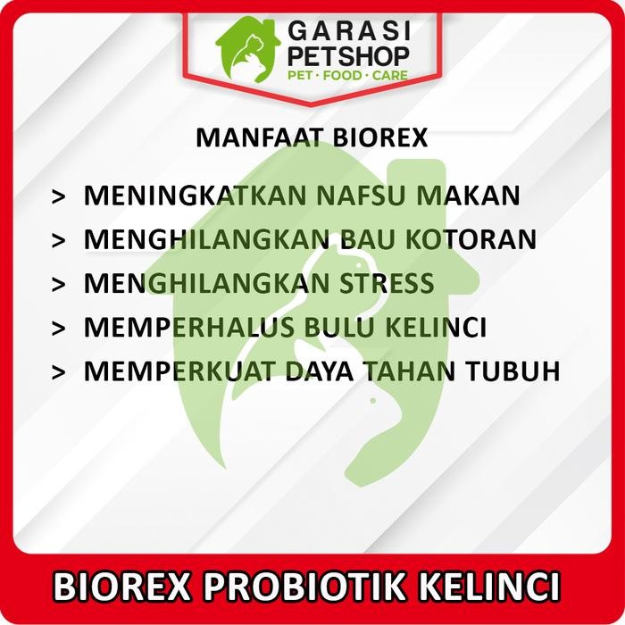 Vitamin Kelinci Biorex 30 Ml Vitamin Kelinci Penambah Nafsu Makan