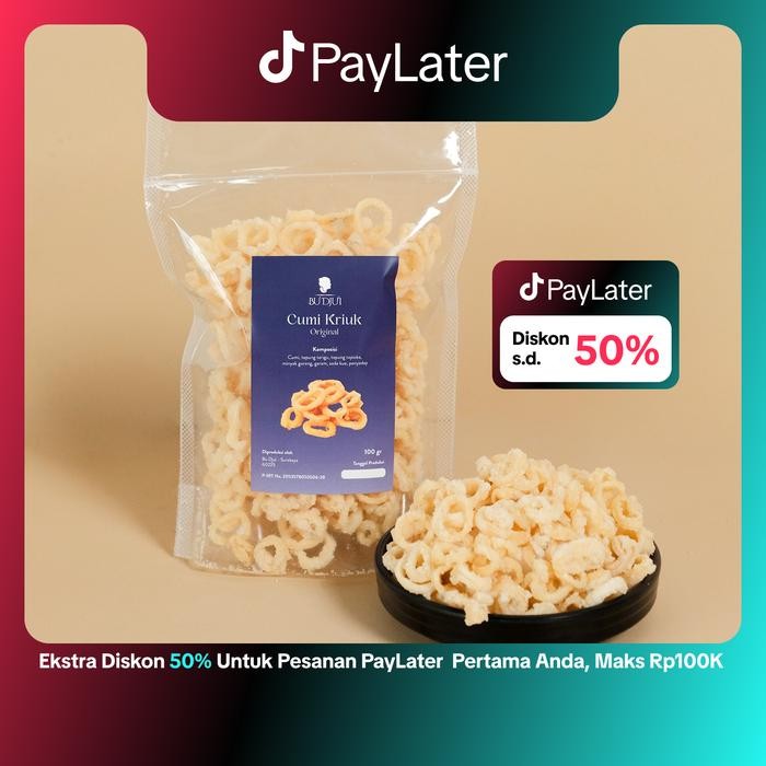 

ORIGINAL SAMBAL BU DJUI Cumi Kriuk Snack Keripik Cemilan READY STOCK