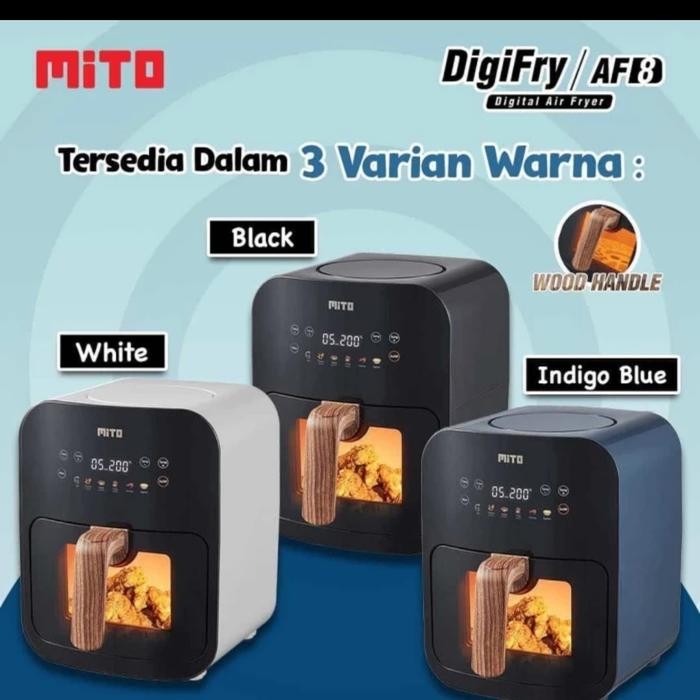 Mito Digital Air Fryer 4Liter Af8 Low Watt