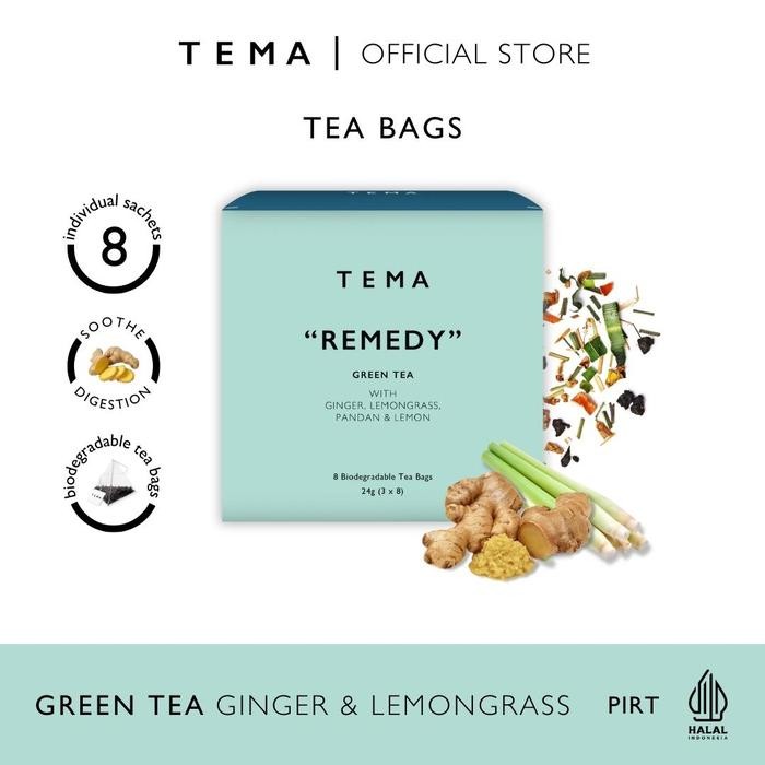 

Pilihan- Tema Tea Bags - Remedy / Lemongrass Ginger Tea