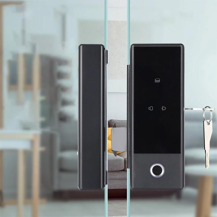 SEYVEN SMART DOOR LOCK KUNCI PINTU DIGITAL KACA FRAMELESS PINTU KAYU ALUMINIUM BESI ACCESS CONTROL