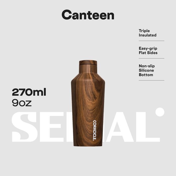 

Pilihan- Corkcicle Canteen 9Oz - Walnut Wood