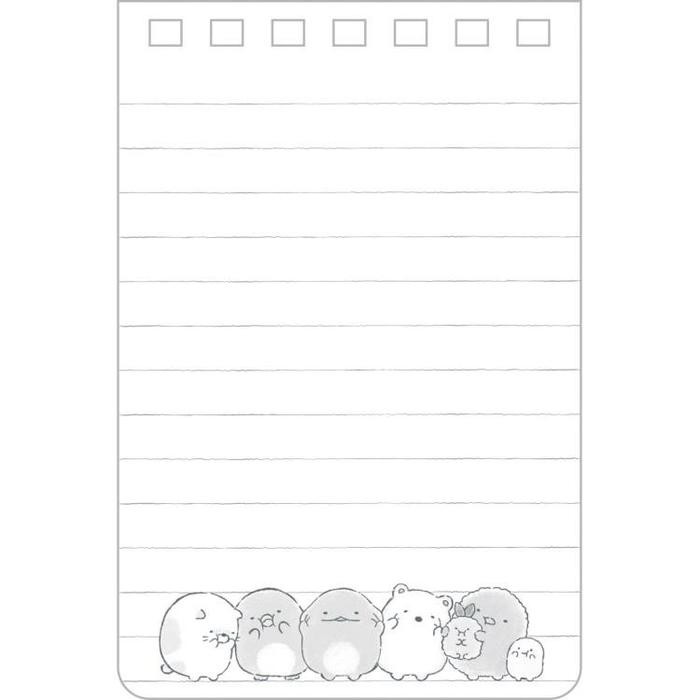 

Spring Mini Notebook San-X Sumikko Gurashi Drawing Memo Buku Tulis Grid Lined Limited Edition