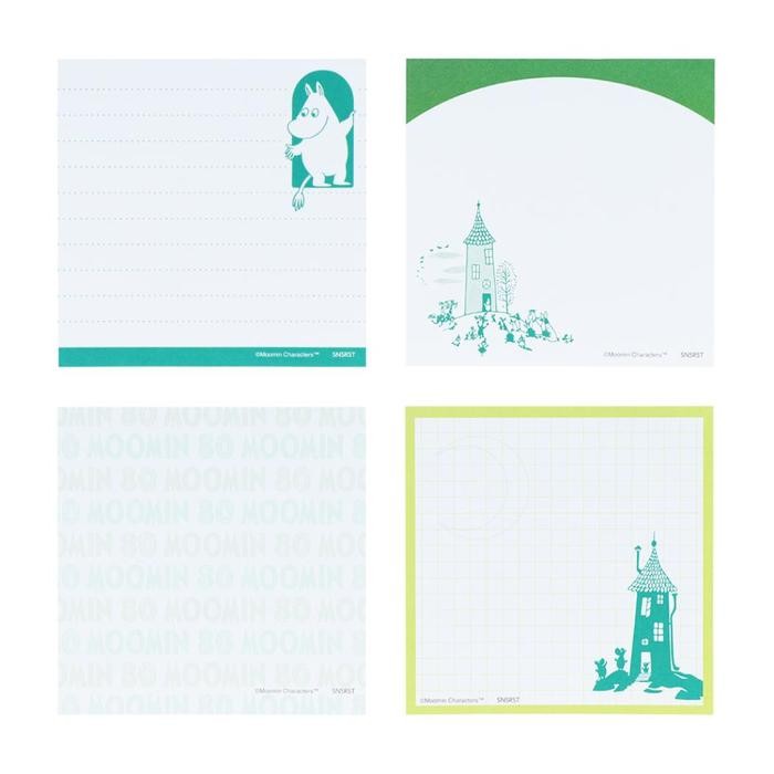 

Square Memo Pad Moomin 80Th Anniversary Notepad Note Catatan Limited Edition