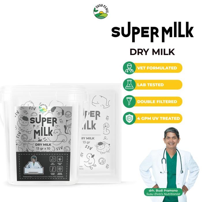 Pilihan- Susu Elvis - Susu Kambing Bubuk Anjing Kucing Murni Tanpa Campuran - Goat Milk Powder