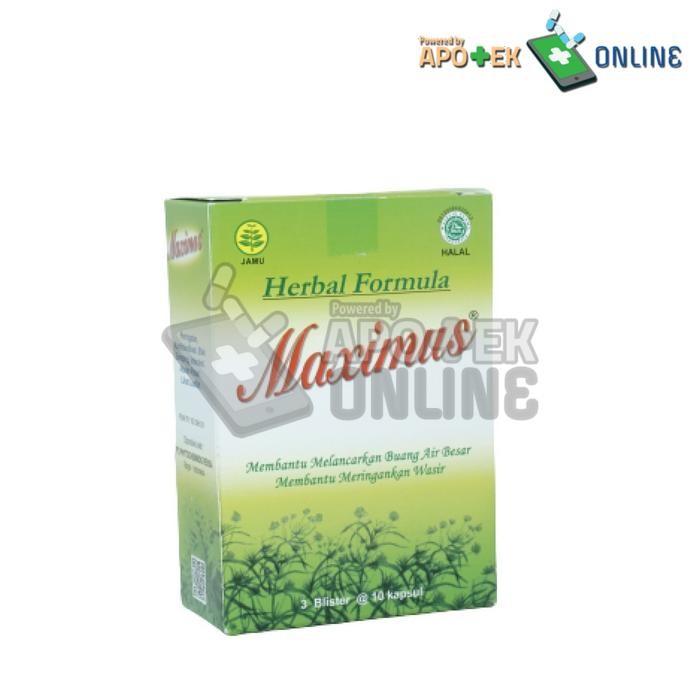 

Maximus Kapsul 3 Blister @ 10 Kapsul - Suplemen Herbal Original Terlaris