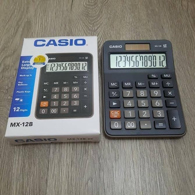 

Kalkulator Casio Mx 12B Calculate Casio 12 Digit Murah Awet