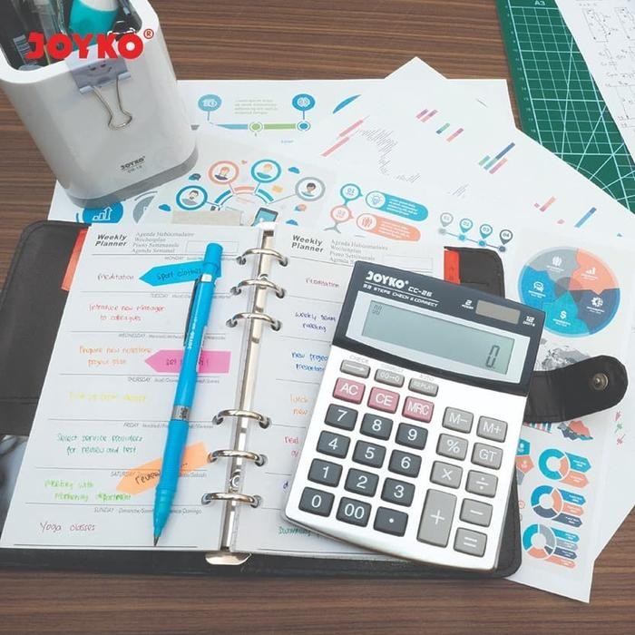 

Kalkulator Joyko Cc-26 / 12 Digits / Check Correct / Calculator