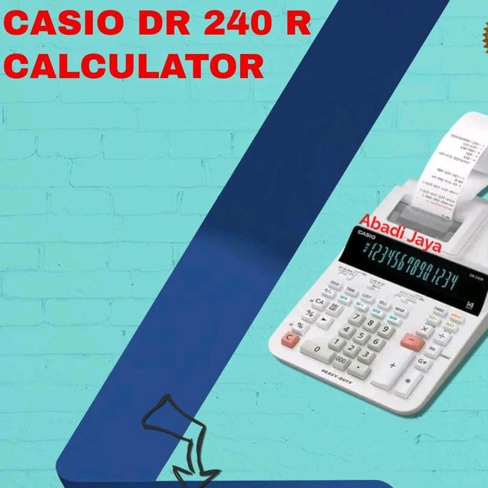 

Bisa Termin! Casio Dr 240 R Calculator