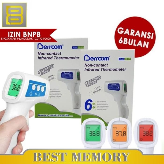 Pilihan- Berrcom Infrared Non-Contact Electronic Thermometer Jxb-178