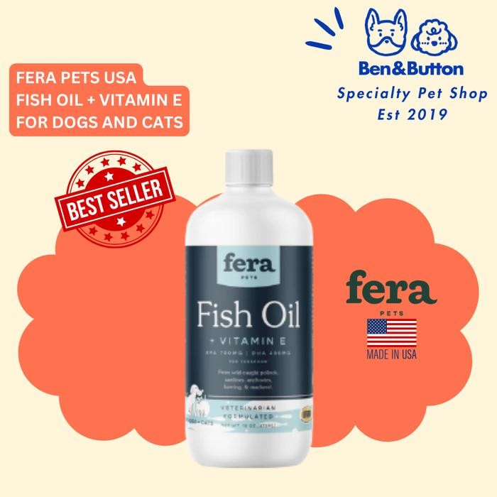 NEW PRODUK FERA PET ORGANICS - FISH OIL FOR DOGS AND CATS