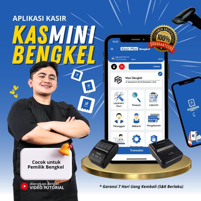 

Pilihan- Aplikasi Kasir Android Pencetak Struk Bengkel - Kasmini Bengkel