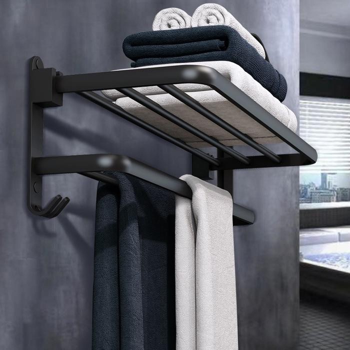 Informa Luxe - Rak Gantungan Tempat Handuk Kamar Mandi Toilet Hanger Gantung Dinding