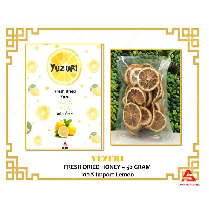 

Fresh Dried Import Lemon Yuzu Kering - Yuzuri 50 Gram