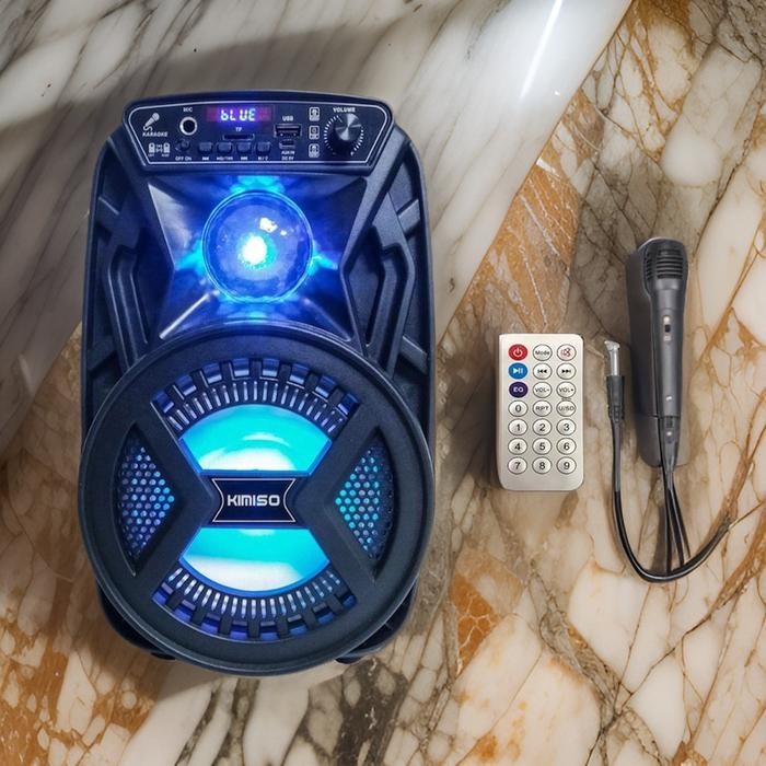 MKC KIMISO-3603 SPEAKER BLUETOOTH BASS SPEAKER BLUETOOTH PORTABLE KIMISO QS-3603 BONUS MICROPHONE