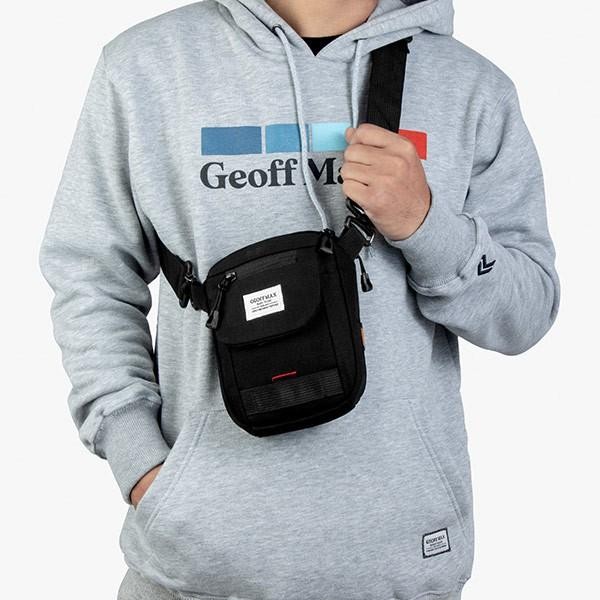 Ori - Geoff Max Fardele Black Tas Selempang Pria Slingbag Waistbag Canvas