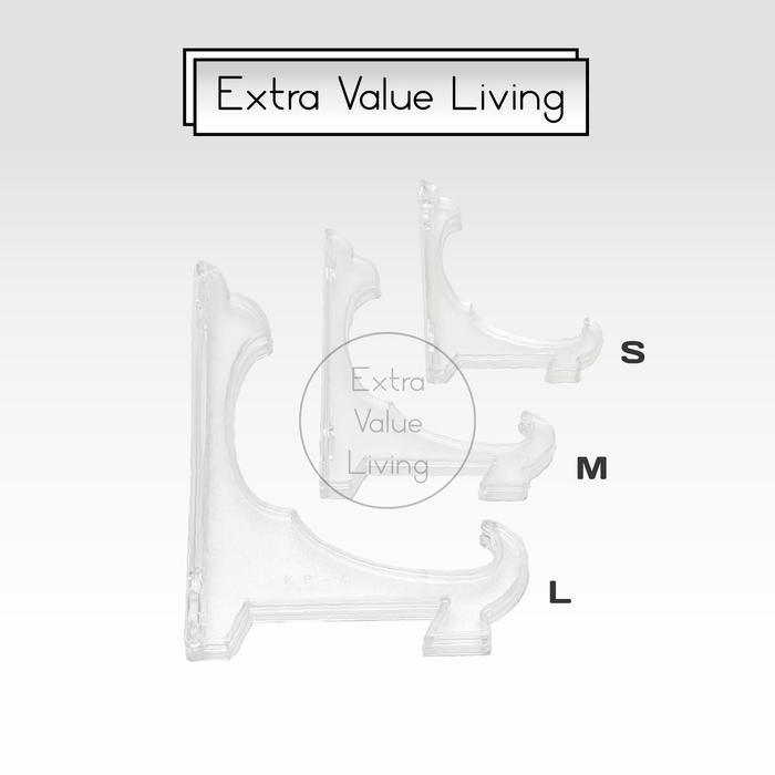 DISKON Kaki Bingkai Foto Sandaran Piring Hias Ukuran M / Frame Stand Kaki Bingkai Foto / Pajangan