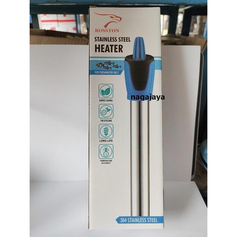Heater Pemanas Air Aquarium Rosston 100 Watt Stainless Heater 100 Watt
