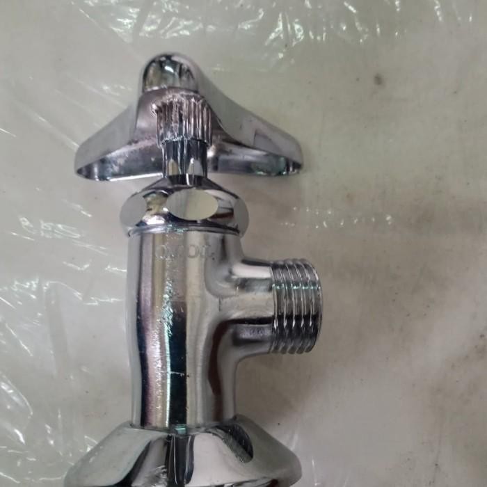 t cabang stop kran 1/2 stop kran kloset duduk toto Indah Sanitary